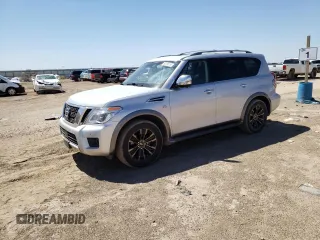 2018 Nissan Armada Platinum with VIN JN8AY2ND0JX000162, listed as a Copart auction lot 62196153 with 35,872 mi miles and Clean Title. Bid and sale history available at carsss.com. Image 1.