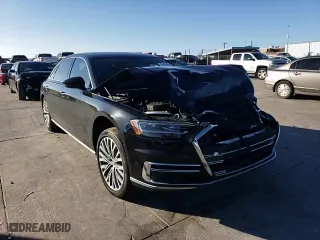 2019 Audi A8 L with VIN WAU8DAF83KN011684, listed as a Copart auction lot 85439424 with 33,651 mi miles and Salvage Title. Bid and sale history available at carsss.com. Image 11.