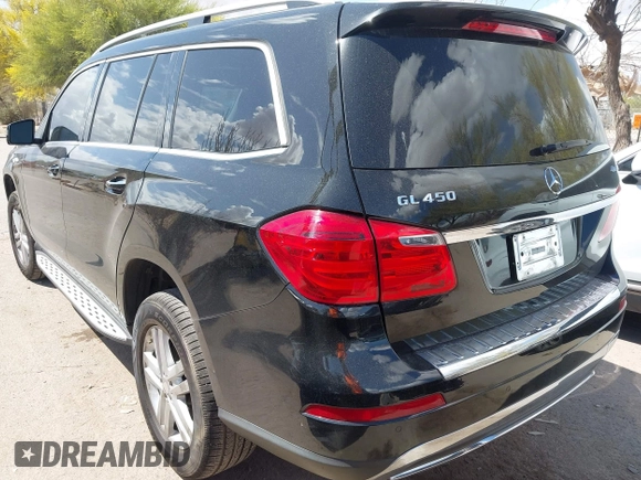 2014 Mercedes-Benz GL 450 z VIN 4JGDF7CE1EA342408, wystawiony jako IAAI lot #41968441 z przebiegiem 120 459 mil mil oraz . Historia ofert i sprzedaży dostępna na DreamBid. Obrazek 3.