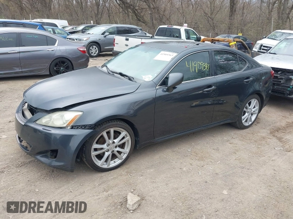 2008 Lexus IS 250 z VIN JTHBK262082080583, wystawiony jako IAAI lot #41909363 z przebiegiem 190 963 mil mil oraz . Historia ofert i sprzedaży dostępna na DreamBid. Obrazek 2.