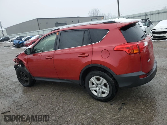 2013 Toyota RAV4 LE with VIN JTMZFREV9DD005260, listed as a Copart auction lot 44348425 with 223,991 mi miles and Salvage Title. Bid and sale history available at DreamBid. Image 2.