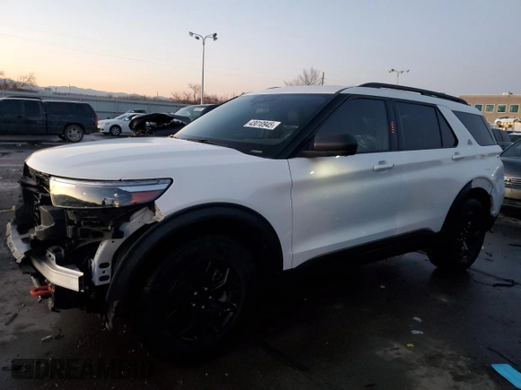 2022 Ford Explorer Timberline with VIN 1FMSK8JH8NGB83731, listed as a Copart auction lot 43010945 with 19,051 mi miles and Salvage Title. Bid and sale history available at carsss.com. Image 1.