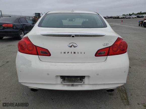 2013 Infiniti G37 Sedan Journey with VIN JN1CV6AP1DM726206, listed as a Copart auction lot 54602995 with 107,155 mi miles and Clean Title. Bid and sale history available at carsss.com. Image 6.