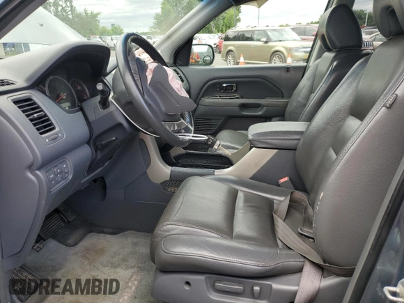 2007 Honda Pilot EX-L with VIN 2HKYF18507H528092, listed as a Copart auction lot 61456745 with 251,496 mi miles and Salvage title. Bid and sale history available at DreamBid. Image 7.
