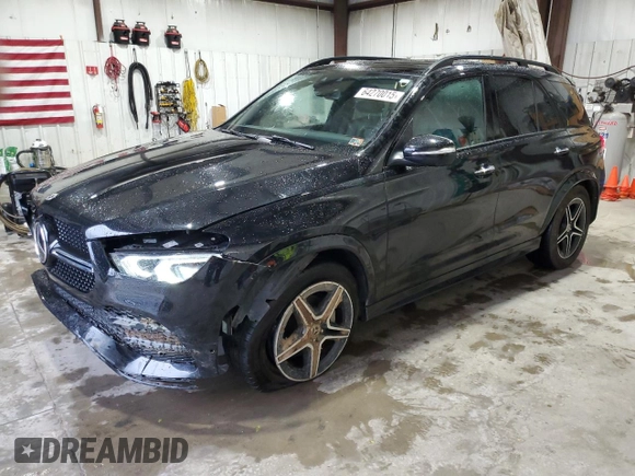 2021 Mercedes-Benz GLE 350 with VIN 4JGFB4KB6MA535372, listed as a Copart auction lot 64270015 with 63,648 mi miles and Salvage title. Bid and sale history available at DreamBid. Image 1.