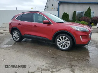 2022 Ford Escape Titanium with VIN 1FMCU9J96NUA09820, listed as a Copart auction lot 62679405 with 37,911 mi miles and Salvage title. Bid and sale history available at DreamBid. Image 4.