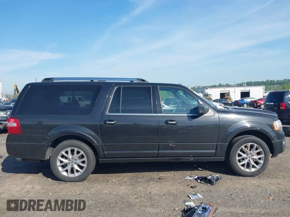 2015 Ford Expedition Max Limited with VIN 1FMJK2AT1FEF45991, listed as a IAAI auction lot 42240606 with 146,314 mi miles and . Bid and sale history available at DreamBid. Image 12.