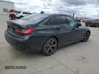 2021 BMW 3 Series 330e with VIN 3MW5P7J09M8B59312, listed as a Copart auction lot 47954125 with 0 mi miles and Salvage Title. Bid and sale history available at carsss.com. Image 3.