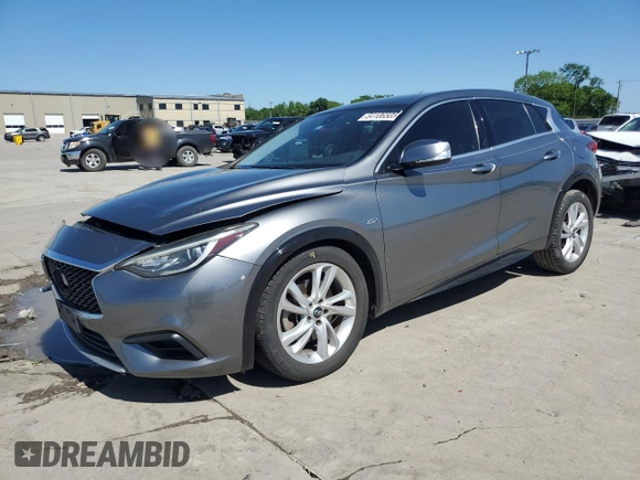 2018 Infiniti QX30 Pure with VIN SJKCH5CP4JA002337, listed as a Copart auction lot 54106505 with Not provided miles and Salvage title. Bid and sale history available at DreamBid. Image 1.