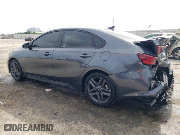 2021 Kia Forte GT-Line with VIN 3KPF34AD7ME340561, listed as a Copart auction lot 58385175 with 79,074 mi miles and Non repairable. Bid and sale history available at DreamBid. Image 2.