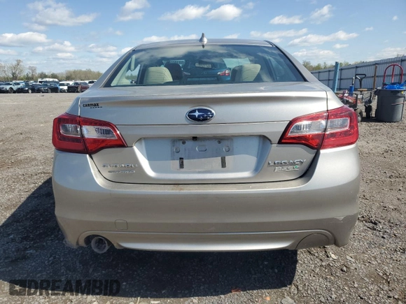 2016 Subaru Legacy Limited with VIN 4S3BNAN67G3051839, listed as a Copart auction lot 52101165 with 109,556 mi miles and Salvage Title. Bid and sale history available at DreamBid. Image 6.