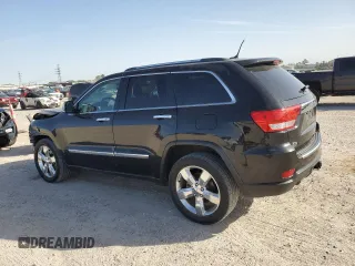 2012 Jeep Grand Cherokee Overland with VIN 1C4RJECT5CC362819, listed as a Copart auction lot 48130085 with 107,350 mi miles and Salvage Title. Bid and sale history available at carsss.com. Image 2.