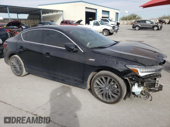 2022 Acura ILX Premium with VIN 19UDE2F88NA006207, listed as a Copart auction lot 67227352 with 31,186 mi miles and . Bid and sale history available at DreamBid. Image 4.