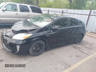 2013 Toyota Prius One with VIN JTDKN3DU4D5586557, listed as a IAAI auction lot 42191791 with Not Provided miles and . Bid and sale history available at carsss.com. Image 2.