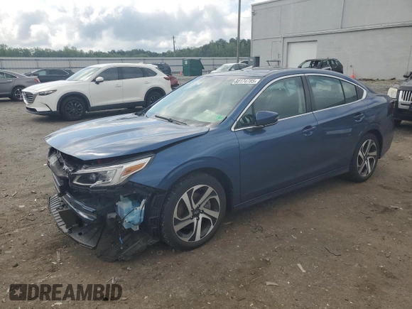 2022 Subaru Legacy Limited XT with VIN 4S3BWGN61N3023791, listed as a Copart auction lot 60174785 with 34,261 mi miles and Salvage title. Bid and sale history available at DreamBid. Image 1.
