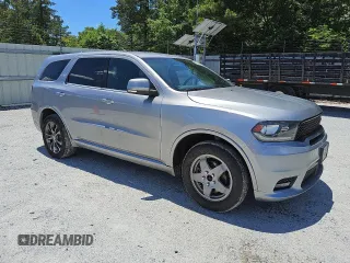 2019 Dodge Durango GT Plus z VIN 1C4RDJDG3KC780621, wystawiony jako Copart lot #57575465 z przebiegiem 129 836 mil mil oraz Czysty tytuł • Clean title. Historia ofert i sprzedaży dostępna na DreamBid. Obrazek 4.