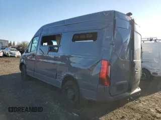 2023 Mercedes-Benz Sprinter with VIN W1Y4NBHY9PT139900, listed as a Copart auction lot 89382725 with 2,836 mi miles and Salvage Title. Bid and sale history available at DreamBid. Image 2.