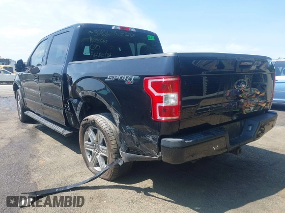 2018 Ford F-150 XL with VIN 1FTEW1EP2JFD51393, listed as a IAAI auction lot 42307408 with 141,478 mi miles and . Bid and sale history available at DreamBid. Image 3.