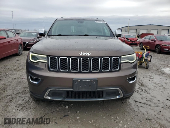 2017 Jeep Grand Cherokee Limited with VIN 1C4RJFBG2HC739821, listed as a Copart auction lot 51586385 with 118,138 mi miles and Salvage Title. Bid and sale history available at carsss.com. Image 5.