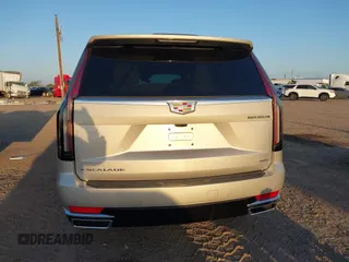 2024 Cadillac Escalade 4WD Premium Luxury with VIN 1GYS4BKL9RR241428, listed as a IAAI auction lot 41996176 with 13,976 mi miles and . Bid and sale history available at DreamBid. Image 16.