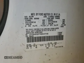 1999 Ford F-350 XL z VIN 1FTWW32F7XED47740, wystawiony jako Copart lot #69288404 z przebiegiem 201 638 mil mil oraz Szkoda całkowita • Salvage title. Historia ofert i sprzedaży dostępna na DreamBid. Obrazek 16.