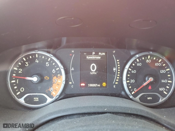 2016 Jeep Renegade Sport with VIN ZACCJBAT0GPC55623, listed as a Copart auction lot 48512905 with 156,267 mi miles and Salvage Title. Bid and sale history available at carsss.com. Image 9.