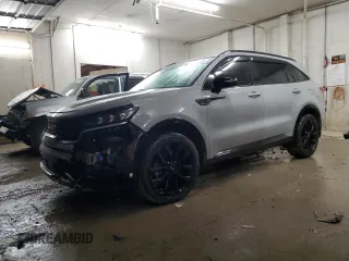 2022 Kia Sorento SX Prestige with VIN 5XYRK4LF8NG149511, listed as a Copart auction lot 42944015 with 43,803 mi miles and Salvage title. Bid and sale history available at DreamBid. Image 1.