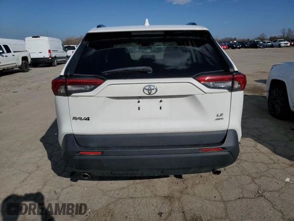 2019 Toyota RAV4 LE with VIN 2T3F1RFV5KC010487, listed as a Copart auction lot 47441605 with 123,842 mi miles and Clean Title. Bid and sale history available at carsss.com. Image 6.