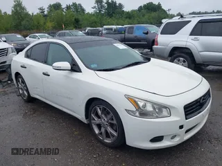 2014 Nissan Maxima SV with VIN 1N4AA5AP7EC489034, listed as a IAAI auction lot 42653960 with 122,236 mi miles and . Bid and sale history available at DreamBid. Image 1.