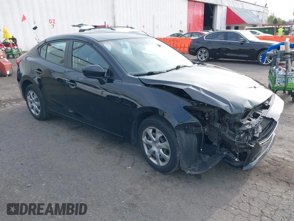2015 Mazda 3 i Sport with VIN JM1BM1U79F1221335, listed as a IAAI auction lot 41968000 with 87,622 mi miles and . Bid and sale history available at DreamBid. Image 1.