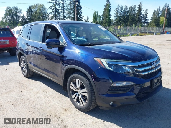 2016 Honda Pilot EX-L with VIN 5FNYF6H55GB078192, listed as a IAAI auction lot 42190161 with 134,361 mi miles and . Bid and sale history available at DreamBid. Image 1.