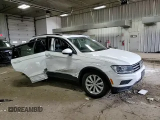 2019 Volkswagen Tiguan SE with VIN 3VV2B7AX7KM030489, listed as a Copart auction lot 52227895 with 58,446 mi miles and Salvage Title. Bid and sale history available at DreamBid. Image 11.