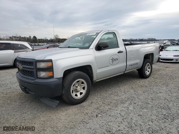 2015 Chevrolet Silverado 1500 Work Truck with VIN 1GCNCPEH4FZ414360, listed as a Copart auction lot 88317415 with 266,186 mi miles and Clean Title. Bid and sale history available at carsss.com. Image 1.