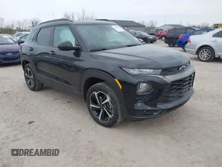 2023 Chevrolet TrailBlazer RS with VIN KL79MUSL2PB151394, listed as a IAAI auction lot 42063565 with 10,634 mi miles and . Bid and sale history available at DreamBid. Image 1.