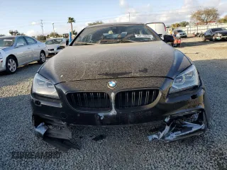 2013 BMW 6 Series 650i with VIN WBA6B2C50DD128130, listed as a Copart auction lot 46718645 with 123,540 mi miles and Salvage Title. Bid and sale history available at DreamBid. Image 5.