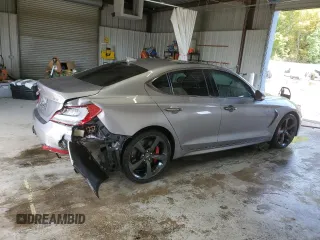 2020 Genesis G70 3.3T with VIN KMTG34LE4LU059720, listed as a Copart auction lot 69063424 with 28,902 mi miles and Salvage Title. Bid and sale history available at carsss.com. Image 3.