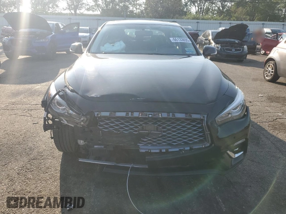 2021 Infiniti Q50 Luxe с VIN JN1EV7BP6MM707714, выставлен на аукционе Copart как лот 66133695 с пробегом 96 010 миль миль и Чистый • Clean title. История ставок и продаж доступна на DreamBid. Изображение 5.
