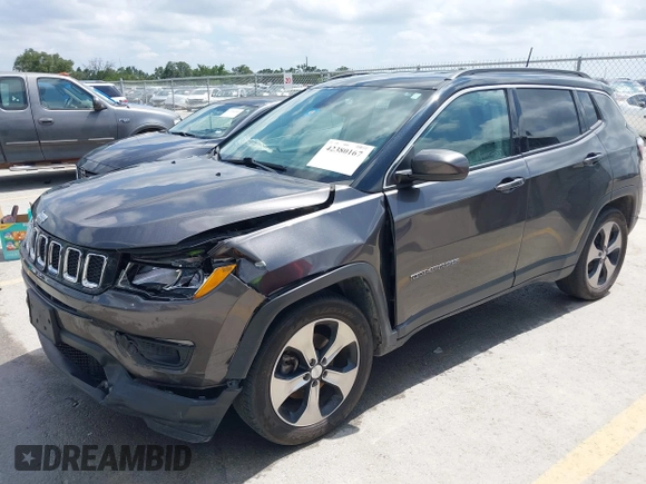 2018 Jeep Compass Latitude z VIN 3C4NJCBB6JT134227, wystawiony jako IAAI lot #42380167 z przebiegiem 67 807 mil mil oraz . Historia ofert i sprzedaży dostępna na DreamBid. Obrazek 17.