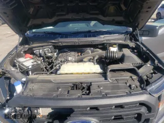 2023 Ford F-150 XL with VIN 1FTEW1CB1PKG04498, listed as a Copart auction lot 43714565 with 21,842 mi miles and Salvage Title. Bid and sale history available at carsss.com. Image 11.