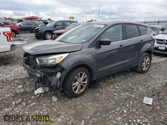 2017 Ford Escape SE with VIN 1FMCU0GD7HUB28357, listed as a Copart auction lot 73229554 with 121,912 mi miles and Salvage Title. Bid and sale history available at carsss.com. Image 1.