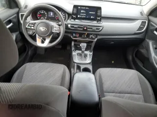 2021 Kia Seltos LX with VIN KNDEPCAA3M7094589, listed as a Copart auction lot 43071275 with 51,213 mi miles and Salvage Title. Bid and sale history available at carsss.com. Image 8.