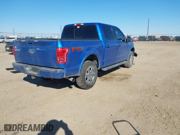 2015 Ford F-150 XLT with VIN 1FTEW1EG9FKE71674, listed as a IAAI auction lot 41635657 with 89,713 mi miles. Bid and sale history available at carsss.com. Image 4.