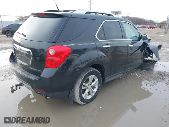 2012 Chevrolet Equinox LTZ with VIN 2GNFLGE52C6216983, listed as a IAAI auction lot 42075512 with 154,659 mi miles. Bid and sale history available at carsss.com. Image 4.