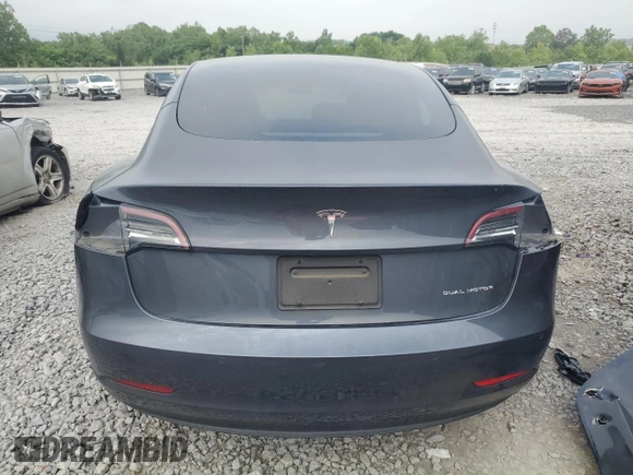 2022 Tesla Model 3 Long Range with VIN 5YJ3E1EB8NF172896, listed as a Copart auction lot 50211025 with Not Provided miles and Salvage Title. Bid and sale history available at DreamBid. Image 6.