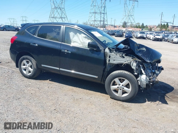 2013 Nissan Rogue S with VIN JN8AS5MV0DW116646, listed as a IAAI auction lot 41994741 with 90,991 mi miles and . Bid and sale history available at DreamBid. Image 1.