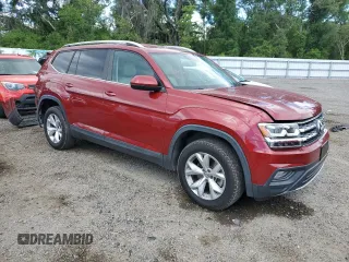 2018 Volkswagen Atlas SE with VIN 1V2CR2CAXJC581959, listed as a Copart auction lot 56651595 with 82,241 mi miles and Salvage title. Bid and sale history available at DreamBid. Image 4.