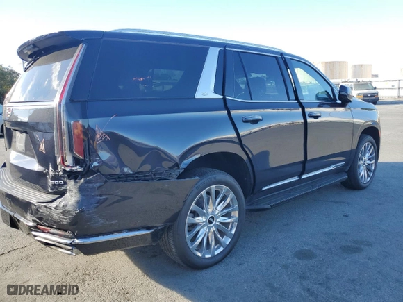2023 Cadillac Escalade 4WD Premium Luxury with VIN 1GYS4BKL0PR378691, listed as a Copart auction lot 78041954 with 0 mi miles and Clean Title. Bid and sale history available at carsss.com. Image 3.