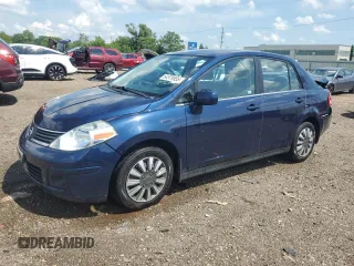 2008 Nissan Versa S with VIN 3N1BC11EX8L449154, listed as a Copart auction lot 64579555 with 116,990 mi miles and Salvage title. Bid and sale history available at DreamBid. Image 1.