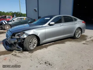 2016 Hyundai Genesis 3.8L with VIN KMHGN4JE8GU132343, listed as a Copart auction lot 52231765 with 85,101 mi miles and Salvage Title. Bid and sale history available at carsss.com. Image 1.
