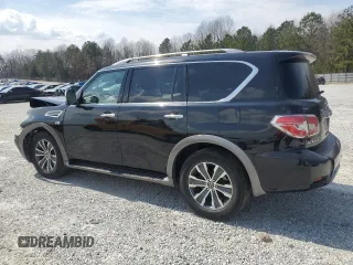 2019 Nissan Armada SL with VIN JN8AY2ND8K9092742, listed as a Copart auction lot 48967225 with 91,245 mi miles and Salvage Title. Bid and sale history available at carsss.com. Image 2.